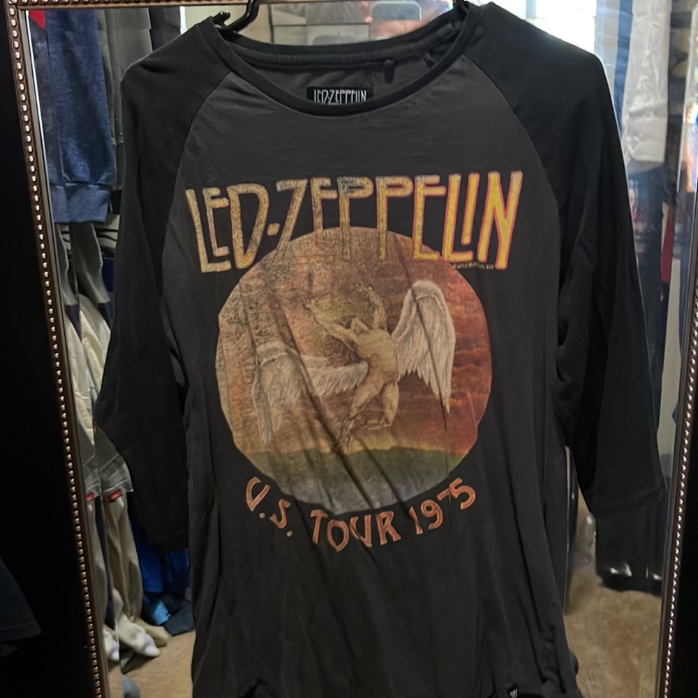 Led Zeppelin U.S. Tour 1975 Rock & Roll T